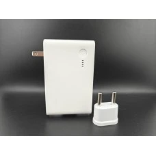 Baseus Power Station 2in1 Q.C. Adapter (1 Type-C  /  1 USB) 10000mAh 45W + EU Adapter (White)